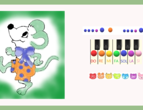 apprendre une souris verte au piano
